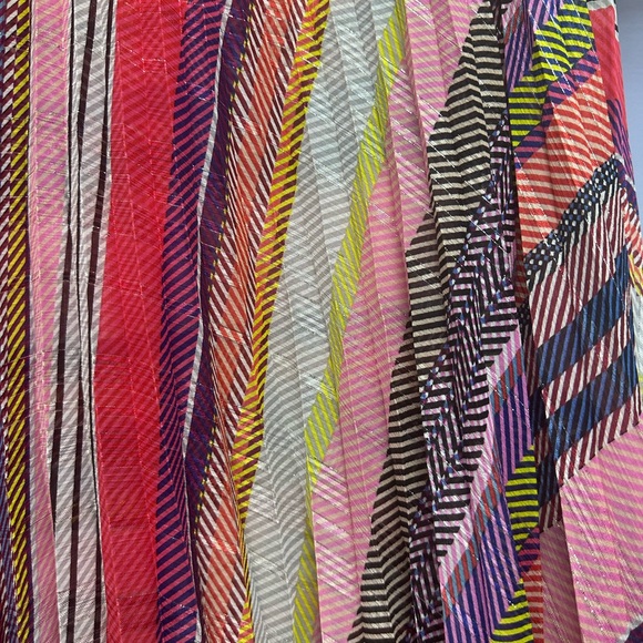 Brigitte Herskind Nessa Multicolor Striped Midi Skirt - Picture 3 of 9